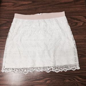 White skirt